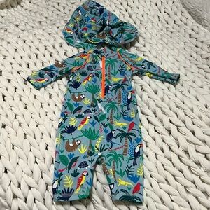 Baby Boden swimsuit and swim hat 3-6 months